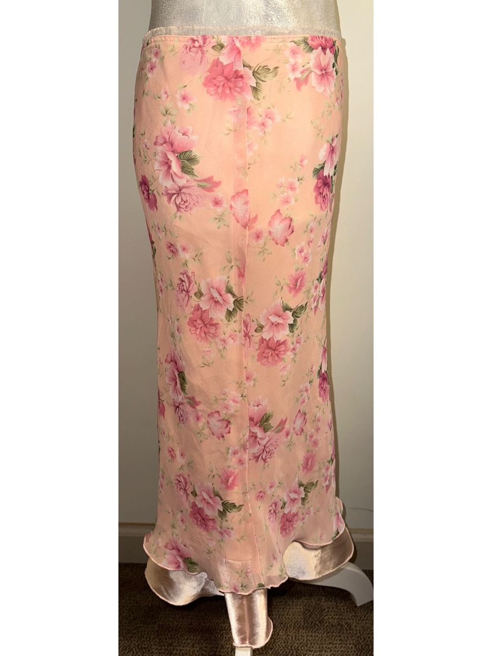 Vtg 90s/Y2K Floral Ruffle Skirt - Picture 4 of 10